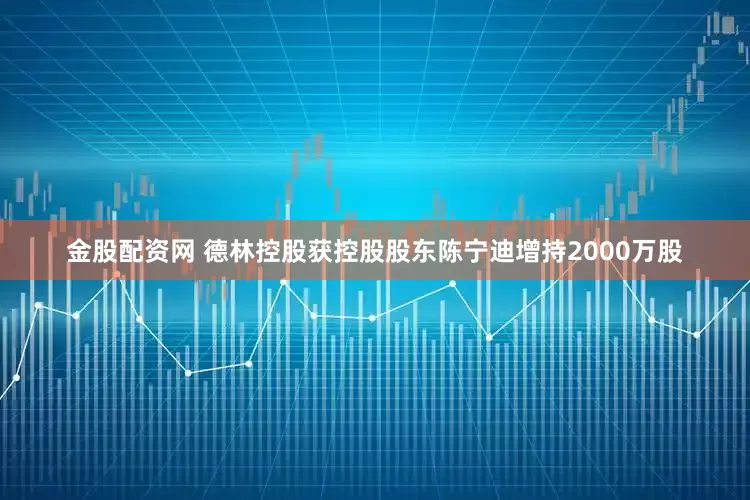 金股配资网 德林控股获控股股东陈宁迪增持2000万股